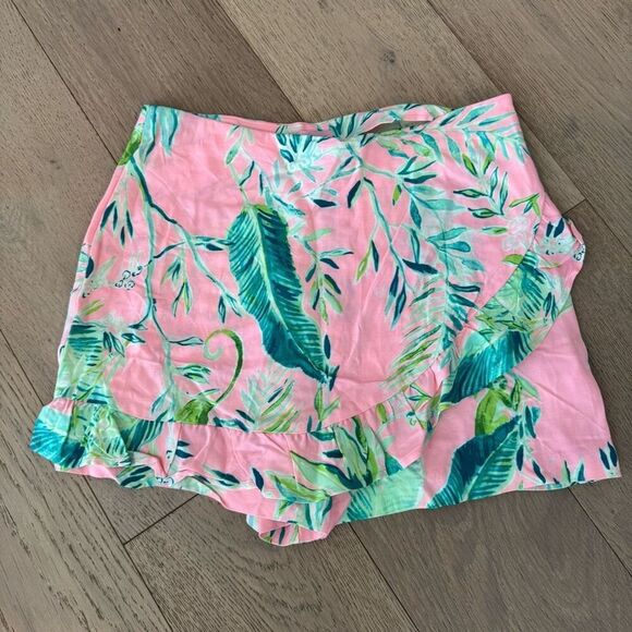 $88 lilly pulitzer faye skort coral reef tint size 12 - Picture 5 of 5